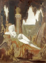 Fata con grifoni